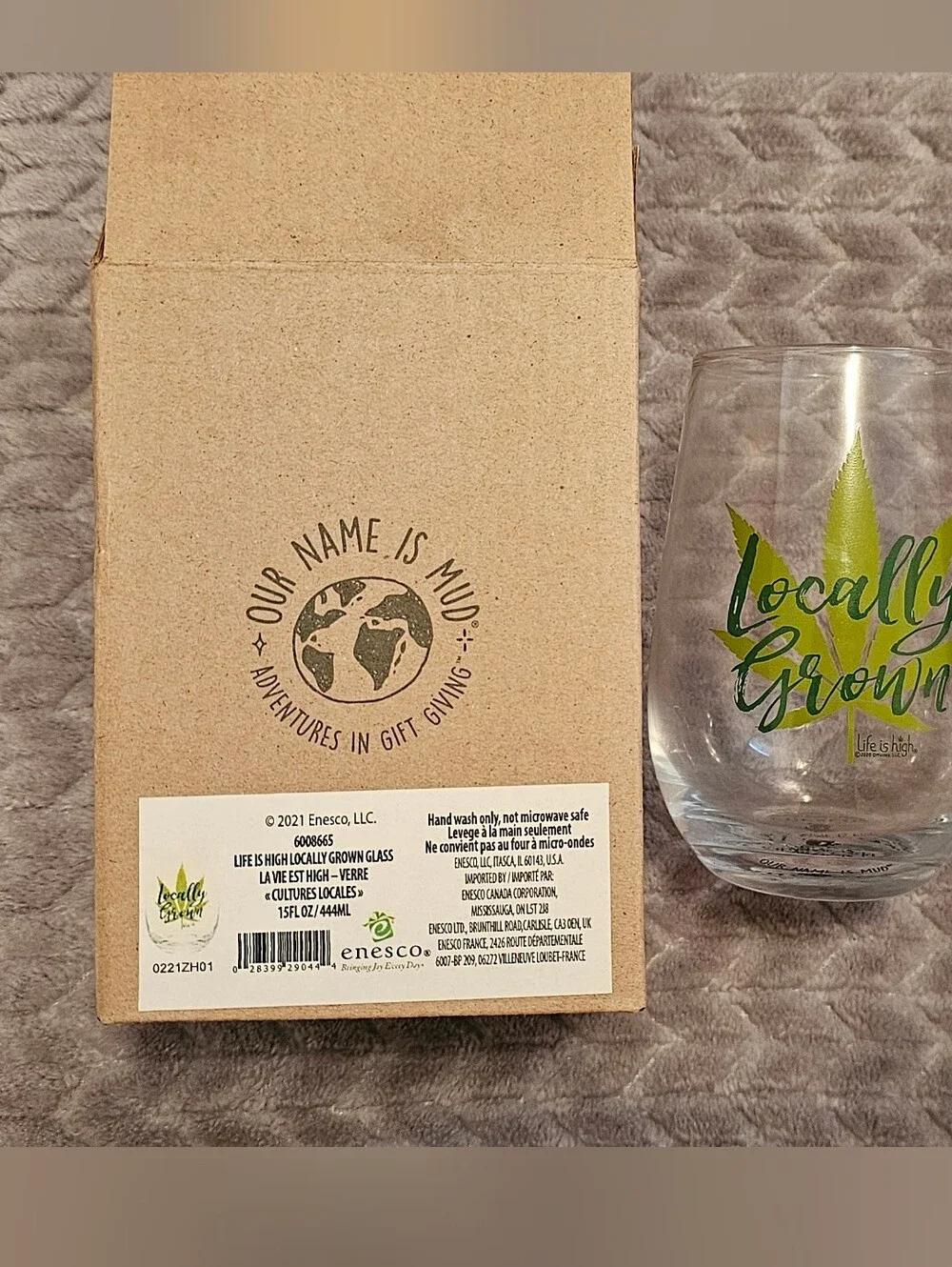 NWT Locally Grown Enesco Glass